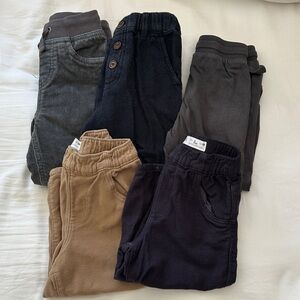 Zara Kids Sweatpants & Joggers Set - Black, Gray, Tan